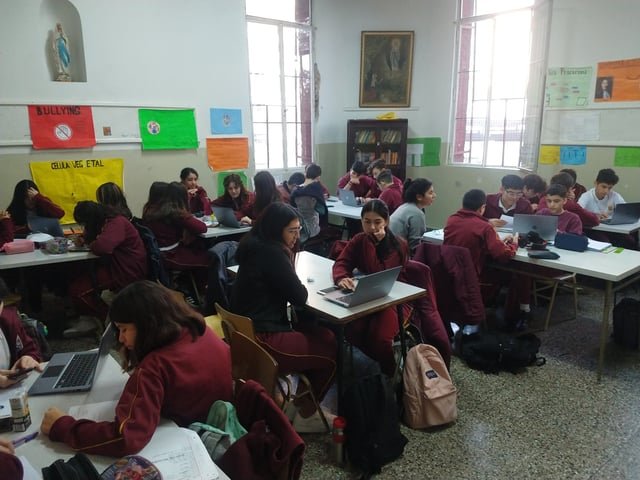 Clase de informática